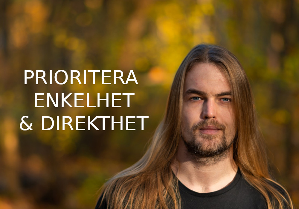 Tips för en bra konverteringsgrad - enkelhet och direkthet