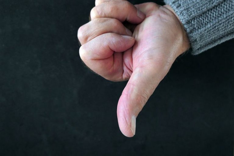 thumbs down for bad content