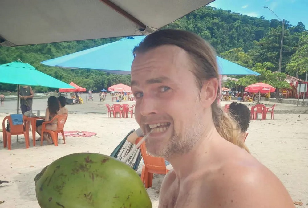 Kokosnöt i Ubatuba