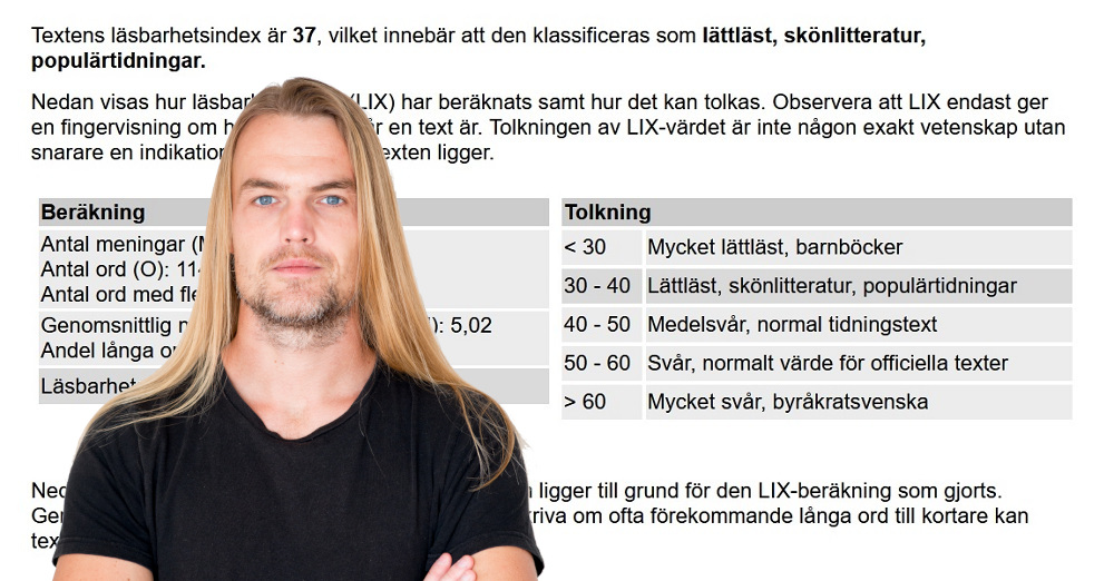 Vad är läsbarhetsindex? (LIX)