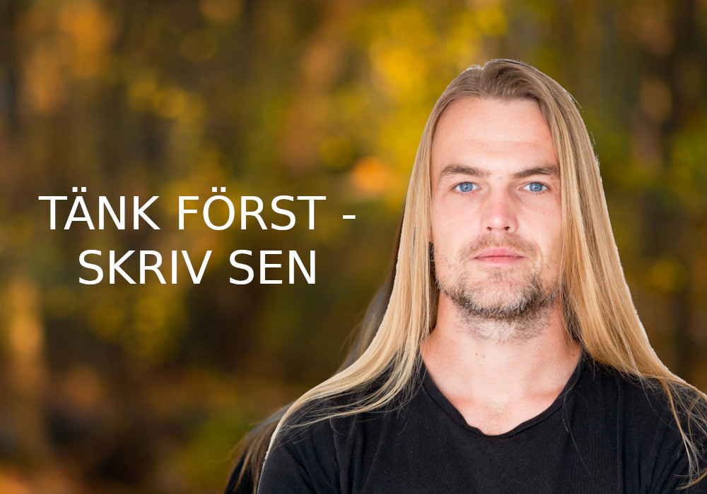 Skriv bra blogginlägg - tänk först och skriv sen