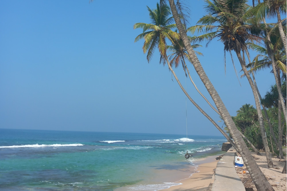 A typical south Sri Lanka ocean view